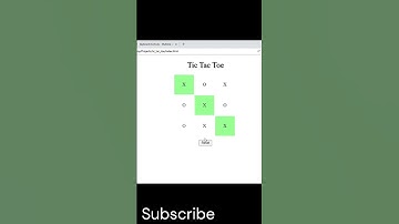 how to make Tic Tac Toe game using html, css, javascript | Reactjs | Deepti Hooda