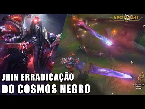 Variantes Míticas: Jhin Erradicação do Cosmos Negro - League of