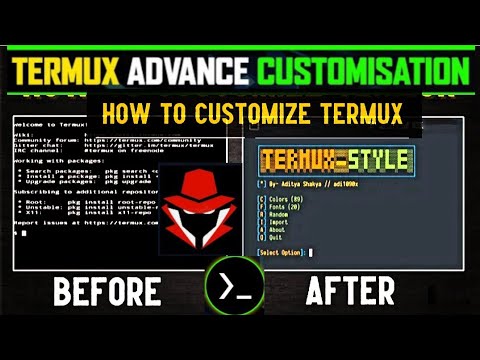 How To Customize #Termux Emulator || Make Your #Termux Emulator ...
