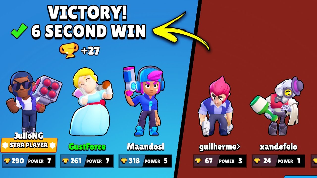 New World Record Fastest Win Ever New Brawl Stars Funny Moments Fails 38 - brawl stars victory music download