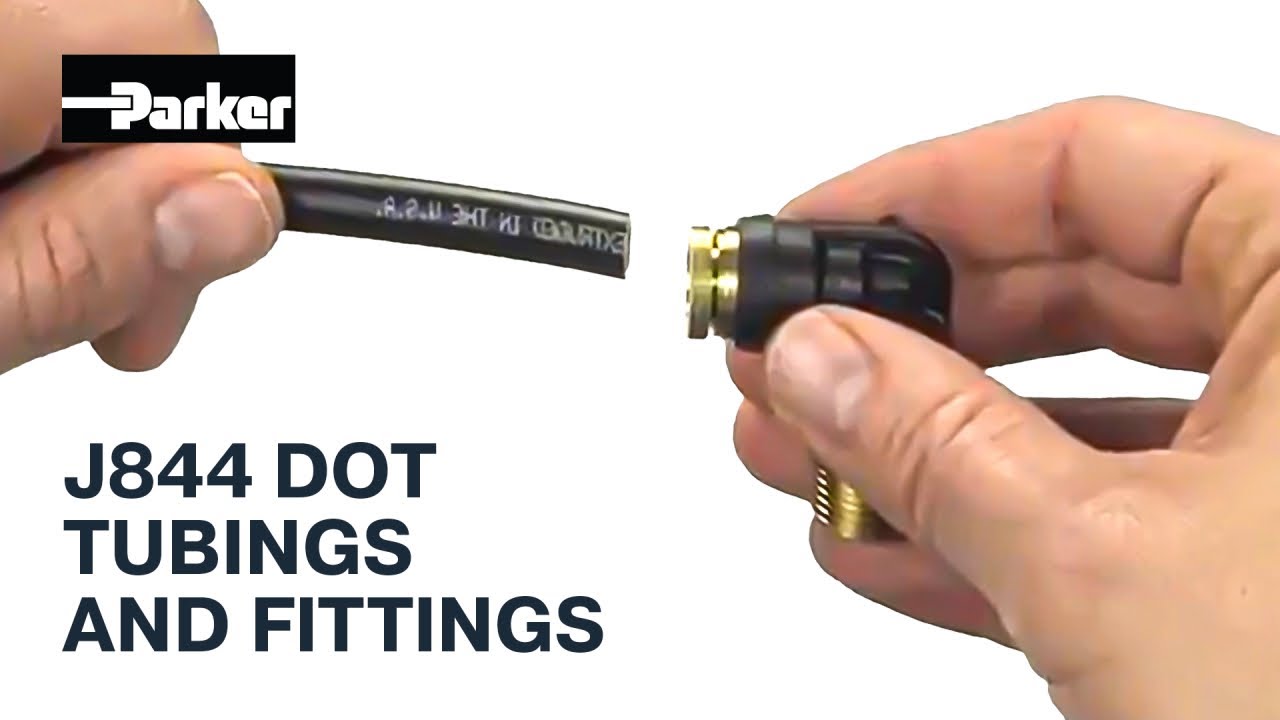 How to Inspect, Install and Remove J844 DOT Tubing | Parker Hannifin