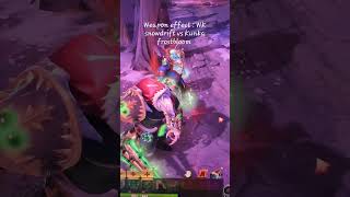 dota2 weapon effect wk snowdrift vs kunka frostbloom