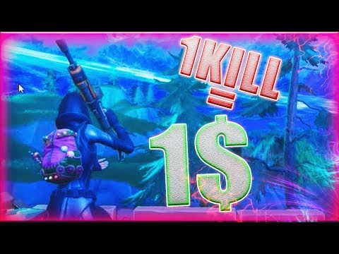 1 kill = 1$ / თავს თუ მოიკლავს 1$ მიიღებს / Donation Challengs / Fortnite ქართულად