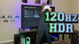 120 Hz HDR on Xbox Series S/X TutorialConsistent High Frame Rate