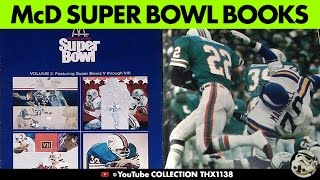 NFL McDonald’s Coke History of Super Bowl Books I-XI 1970’s | Collection THX1138