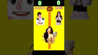 JUNGKOOK 🆚️ ROSÉ ❓️#shorts #funny #viral #JUNGKOOK #rosé #btsarmy #blackpink