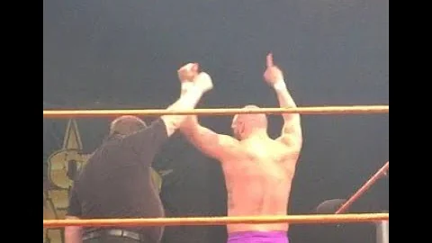 Debut match in Ohio Valley Wrestling of Dalton Moss