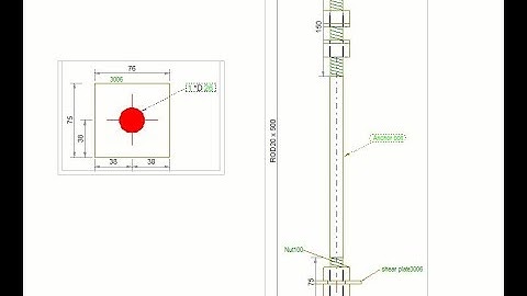 How to create Anchor bolt drawing in tekla || teklabd || engr maidul