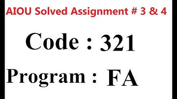 AIOU Code 321 Solved Assignment No 3 & 4 Spring 2025 | تاریخ برصیغر