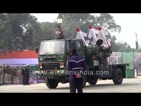 Arjun tanks and mounted cavalry rehearse for Republic Day in New Delhi