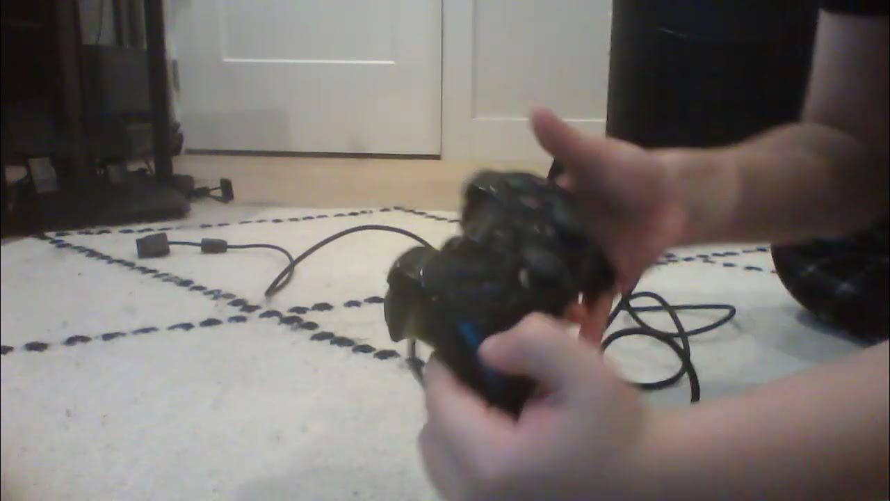 pressing analog button on PS2 controller - YouTube
