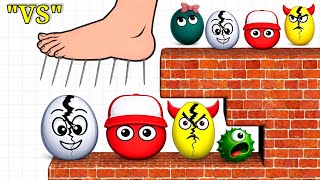 😂 🌈 Beat 3×3 Player Game Hungry Balls 2048 vs Hide Balls vs Draw to smash Gameplay part 190 screenshot 1