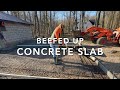 Load bearing concrete slab