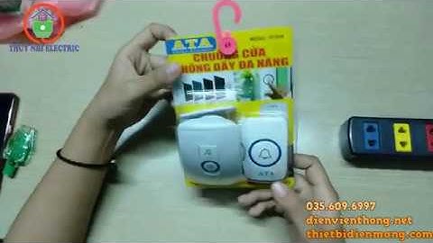 Chuông cửa không dây đa năng ATA - Mode AT-916