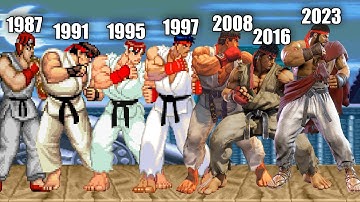 Evolution of Street Fighter Characters - 1987 to 2025