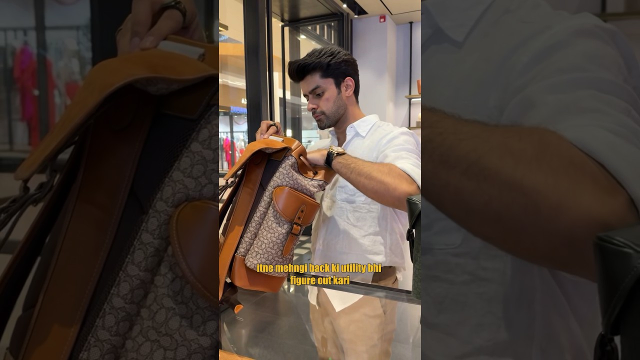 ₹80,000 Worth Backpack! #Bags #fashion #style