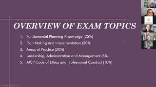 APA WI - Preparing for the AICP Exam - March 2021 Web Meeting