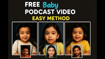 AI Magic - Create Baby Podcast video with AI in Telugu Free & Easy Method