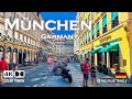 Munich Walking Tour 🇩🇪 The Heartbeat of Bavarian Splendor ☀️ |  4K