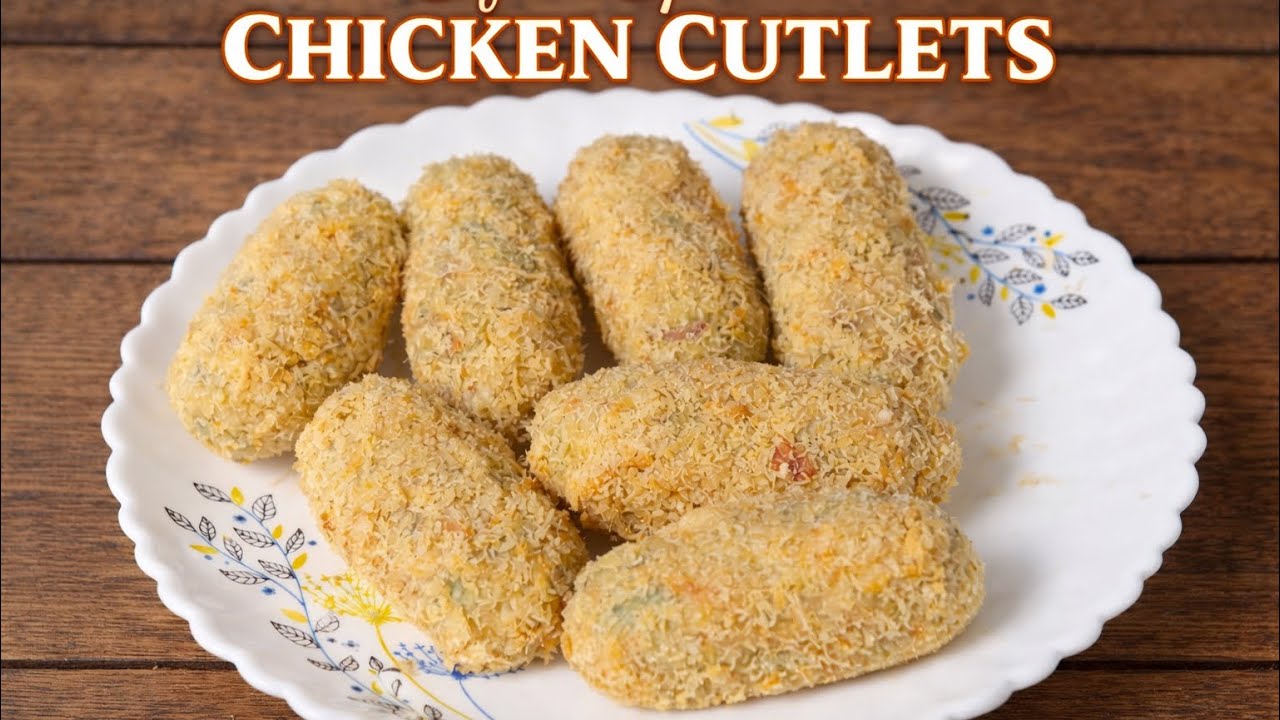 ইফতার স্পেশাল আলু আর অল্প চিকেন দিয়ে ১০মিনিটে বানিয়ে নিন মুচমুচে মুখরোচক চিকেন কাটলেট। Cutlets