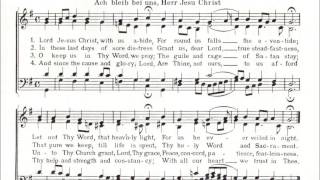 Video thumbnail of "Lord Jesus Christ, with Us Abide (Vesper jam venit)"