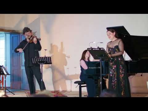 Camille Saint-Saëns -- Violons dans le soir (1907) for soprano, violin and piano
