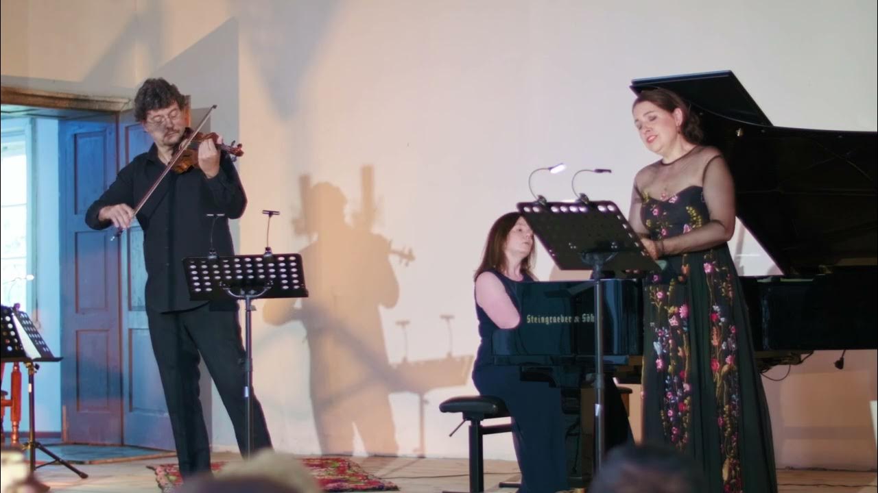 Camille SaintSaëns Violons dans le soir (1907) for soprano, violin