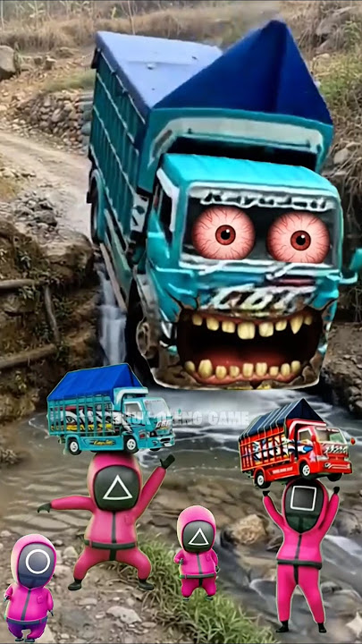 😲 truk oleng joget, lorry video, mobil mobilan, xe tải nhảy, miniature, truck dancing, caminhão 400
