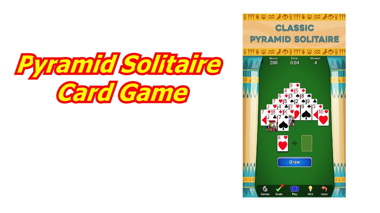 Pyramid Solitaire Card Games Walk Through How To Play YouTube