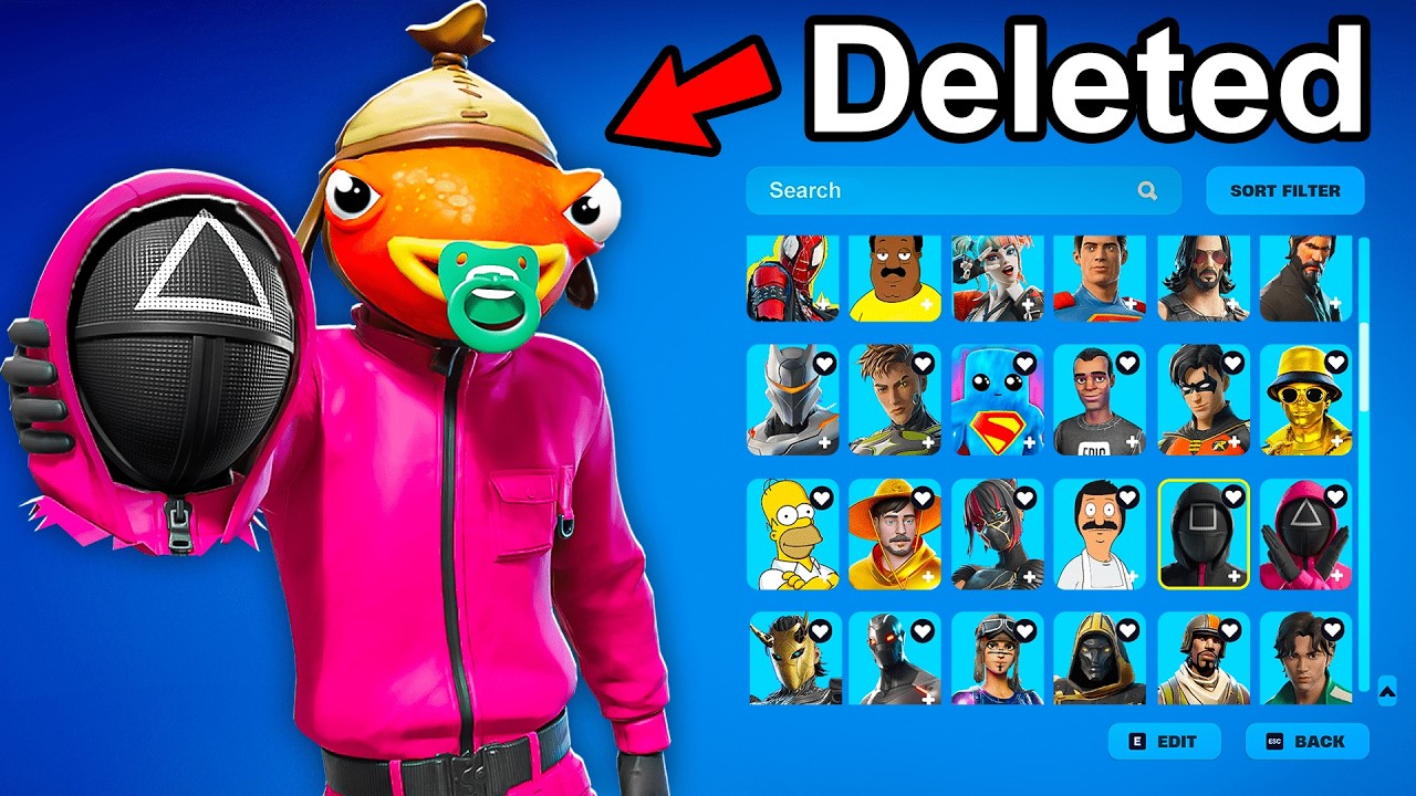 Deleting 9 Year Old Account & Surprising Him With A New One! (Fortnite)