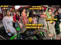 Zx10r shocking girls reaction   cute girls reactions in mela  reaction girl