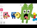 Numberblock OC Lili and Jay Emoji Playing With a drum | Making Animation In Flipaclip 