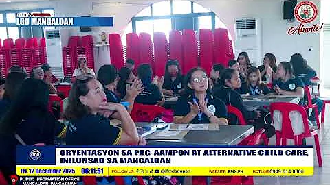 ORYENTASYON SA PAG-AAMPON AT ALTERNATIVE CHILD CARE, INILUNSAD SA MANGALDAN
