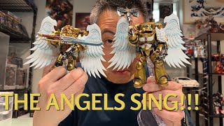Unboxing & Review of JoyToy x Warhammer 40K Sanguinary Guard Death Mask w/ Sword & Reg Helm w/ Axe