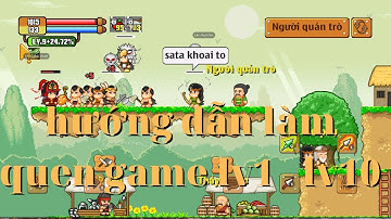 sơn thuỷ phân tranh - HƯỚNG DẪN CƠ BẢN làm quen game từ lv1 đến lv10 STPT
