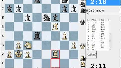 Chess World.net: LIVE Blitz #1752 vs Tyrel (2196) - Pirc defense (B07) (Chessworld.net)