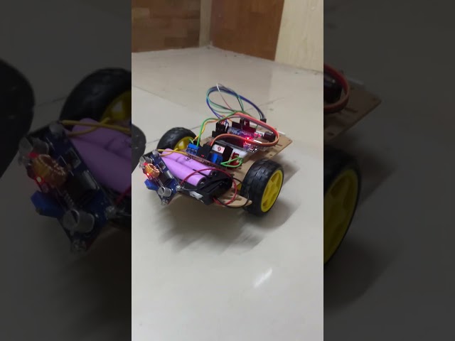 Accident avoiding Robot made by our Student Pavithran!!
