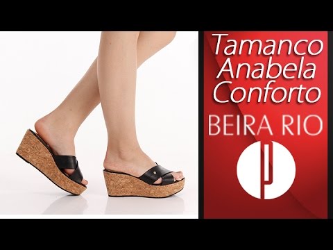 Tamanco Anabela Conforto Feminino Beira Rio - 6000567412 - YouTube