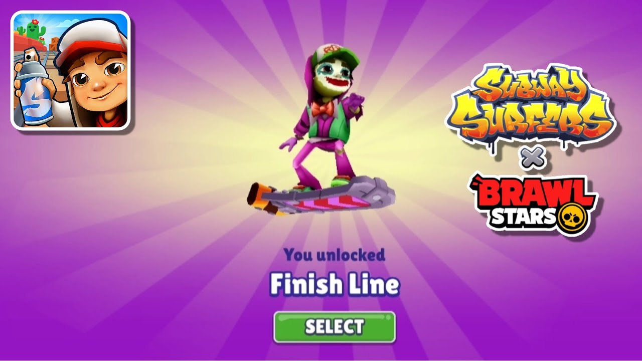 Unlock Finish Line Subway Surfers Brawl Stars 2025 Season Hunt - with Zombie Jake Serious Outfit