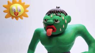 Hulk Drinks From A Toilet Superheroes In Real Life Animated Movies Play Doh