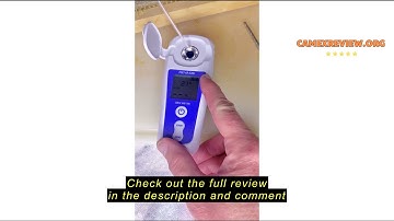 Review REVASRI Digital Brix Refractometer, Rechargeable Brix Meter for Liquid Sugar Content with LCD
