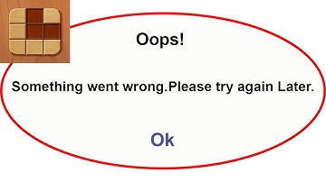 Fix Woodoku App Oops Something Went Wrong Error | Fix Woodoku went wrong error | PSA 24