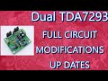 Dual tda7293  full circuit diagram modifications
