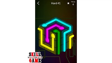 Cube Connect: Connect the dots - Hard (6 sides) Level 1 - 100 - Walkthrough