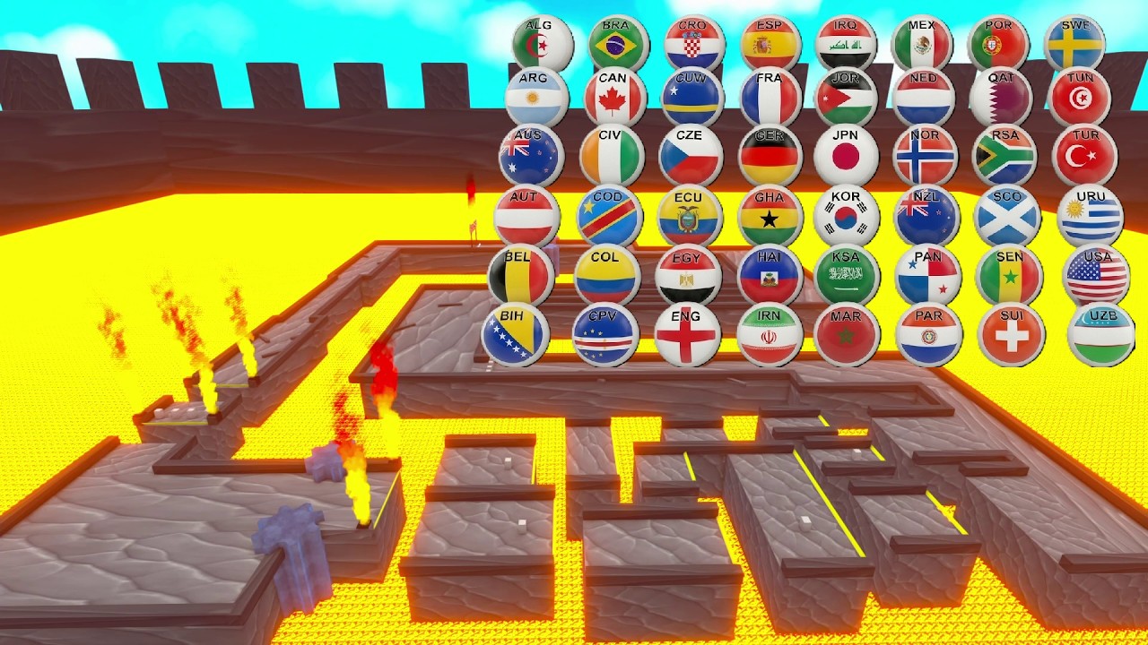 Marble Race World Cup. The 4th event is being held! | Marble World