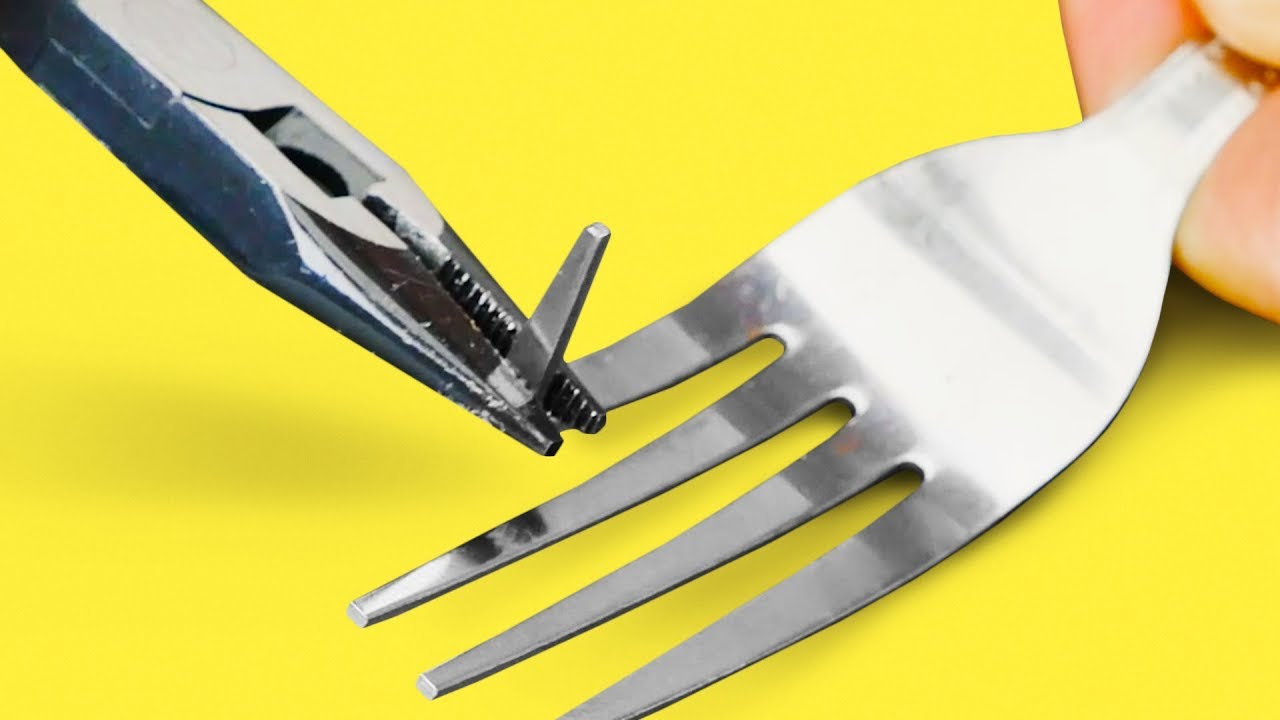 22 CUTLERY HACKS AND CRAFTS YouTube