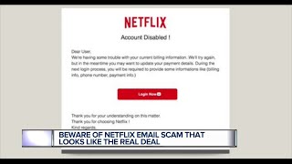 Beware Of Netflix Email Scam That Looks Like The Real Deal Youtube