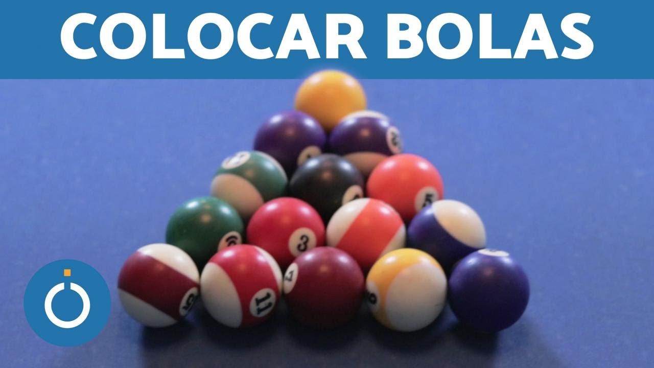 BILLAR COMO SE JUEGA - Billar AMERICANO reglas : COLOCAR las BOLAS de billar  