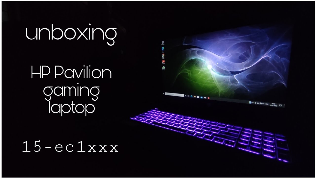 Unboxing of HP PAVILION GAMING LAPTOP 15-ec1xxx #unboxing #hp 