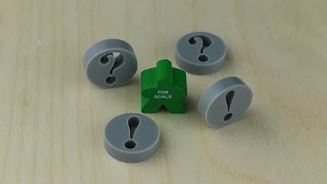 Punctuation Token - Board Game Pieces from The Game Crafter